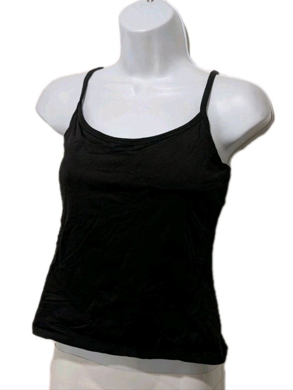 NY & Co Cami Tank Top L Shelf Bra 90s Y2K Gothic 200L